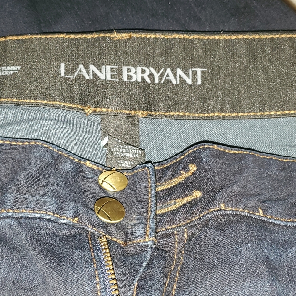 Womens plus size 24 stretch jeans 2 button